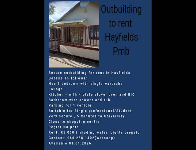 1 bed property to rent in HAYFIELDS